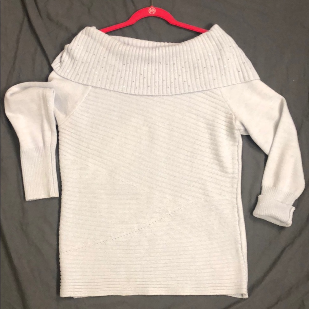 Light Blue Sweater with Sparkle